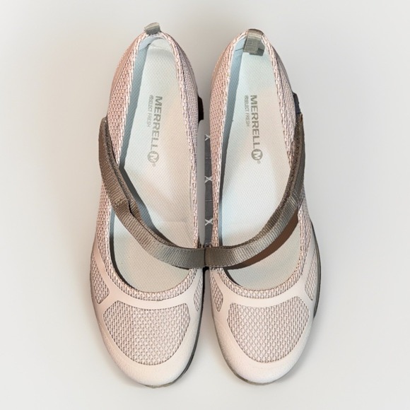 Merrell Ceylon Sport Mary Jane Slip On Shoes Womens Size 9.5 Taupe Comfort EUC - Picture 3 of 7